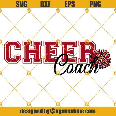 Cheer Coach SVG, Cheer Mom SVG, Cheerleader SVG