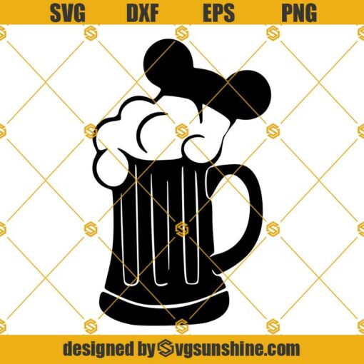 Disney Beer SVG, Disney Drinking SVG