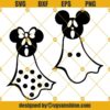 Mickey And Minnie Ghost SVG