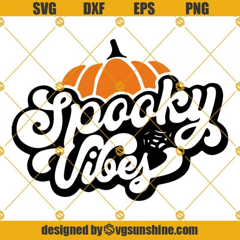 Retro Spooky Vibes Svg Bundle Halloween Shirt Svg Fall Vibes Svg Spooky Vibes Svg Halloween 