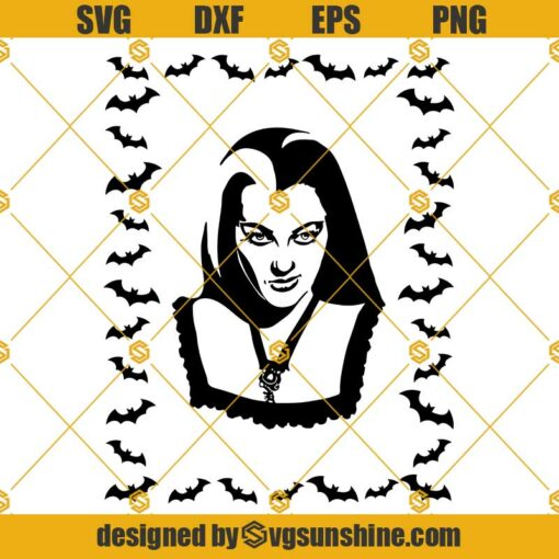 Lily Munster Svg Png Dxf Eps, The Munsters Svg, Horror Queen
