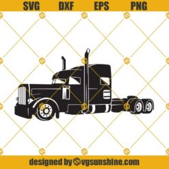 Truck SVG, Trucking SVG, 18 Wheeler SVG, Truck Clipart, Truck Files for Cricut, Truck Cut Files