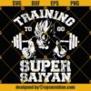 Training To Go Super Saiyan SVG, Goku Png, Goku Svg, Dragon Ball Svg, Dragon Ball Z Svg, Super Saiyan Svg, Gym Svg