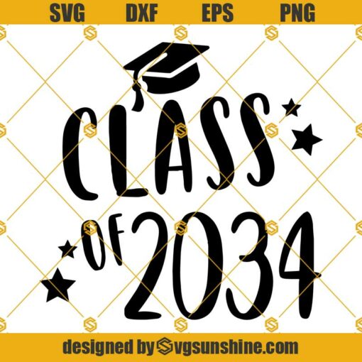 Class of 2034 svg, Class of 2034 png, Class of 2034 kindergarten svg