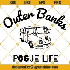 Outer Banks Pogue Life SVG PNG DXF EPS