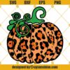 Leopard Print Pumpkin SVG, Pumpkin SVG, Halloween SVG, Leopard Pumpkin Cut Files Clipart Cricut Silhouette