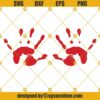 Blood Hand Prints Handprint SVG Cut File For Silhouette