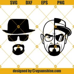 Breaking Bad Walter White Heisenberg SVG Cut File For Silhouette