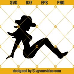 Cowgirl SVG Cut File For Silhouette Cricut Cameo
