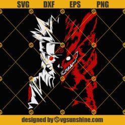 Naruto SVG, Anime SVG PNG DXF EPS Cut Files Clipart Cricut Silhouette
