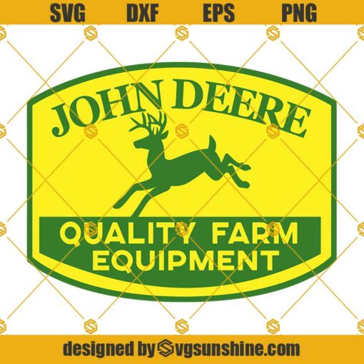 John Deere Quality Farm Equipment SVG PNG DXF EPS