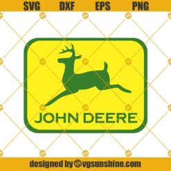 John Deere SVG PNG DXF EPS Clipart Cricut Silhouette