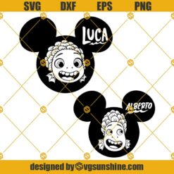 Luca SVG, Alberto SVG, Disney Mickey Ears SVG, Luca Clipart, Luca Trending Cricut