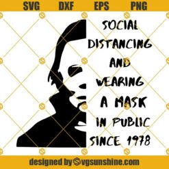 Halloween Social Distancing SVG, 1978 SVG, Michael Myers SVG, Mask SVG