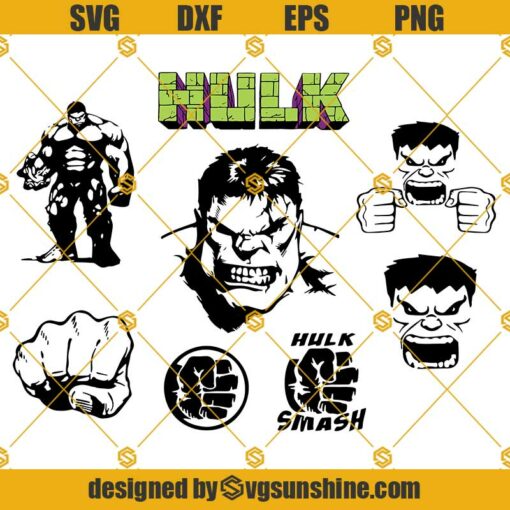 The Incredible Hulk SVG Bundle