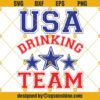 USA Drinking Team SVG, Funny 4th Of July SVG, Drinking SVG