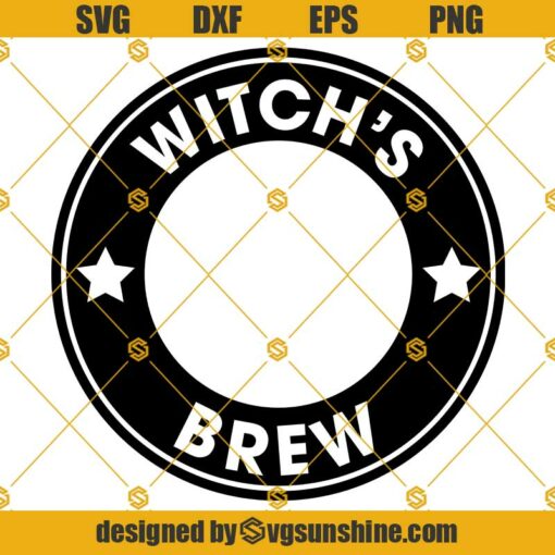 Witchs Brew SVG, Halloween Themed Starbucks Cold Cup SVG