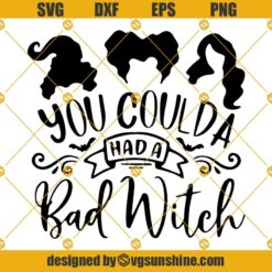 You Coulda Had A Bad Witch SVG, Sanderson Sisters SVG, Hocus Pocus SVG