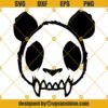 Zombie Panda SVG Cut File For Silhouette Cricut, Cameo