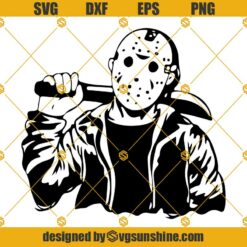 Jason Voorhees SVG PNG DXF EPS Cut File For Silhouette Cricut Cameo