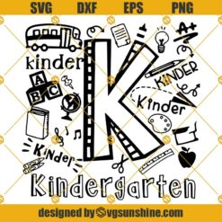 Kindergarten SVG, Pre K SVG, Pre Kindergarten SVG