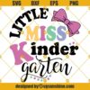 Little Miss Kindergarten SVG