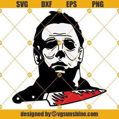 Michael Myers SVG, Michael Myers Clipart Layered SVG Files for Cricut ...