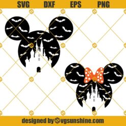 Mickey Mouse Halloween Svg, Minnie Mouse Halloween Svg, Disney Halloween Svg, Mickey Mouse Svg, Minnie Mouse Svg, Halloween Cut File