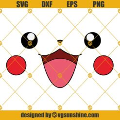 Pikachu Face SVG, Pikachu SVG, Pikachu Eyes SVG, Pikachu Clipart, Pokemon SVG