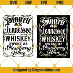 Smooth As Tennessee Whiskey SVG Bundle