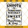 Smooth as Tennessee Whiskey SVG PNG DXF EPS