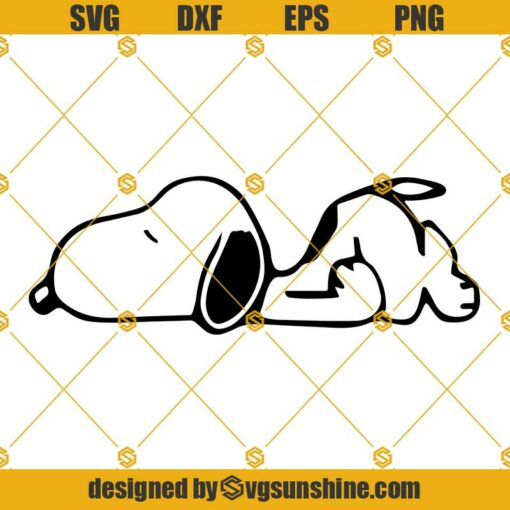 Snoopy Beagle Dog SVG Cut File For Silhouette Cricut Cameo