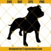 Staffy Staffordshire Bull Terrier Dog SVG PNG DXF EPS Cut Files Vector Clipart Cricut