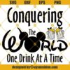 Conquering The World One Drink At A Time Beer SVG