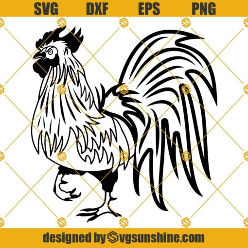 Rooster Svg, Chicken Svg Png Dxf Eps