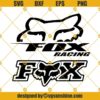 FOX RACING SVG PNG DXF EPS Cut Files Clipart Cricut