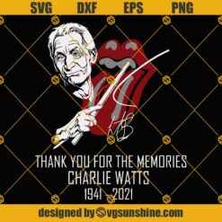 Charlie Watts SVG, Charlie Watts The Rolling Stones SVG, Charlie Watts T shirt SVG