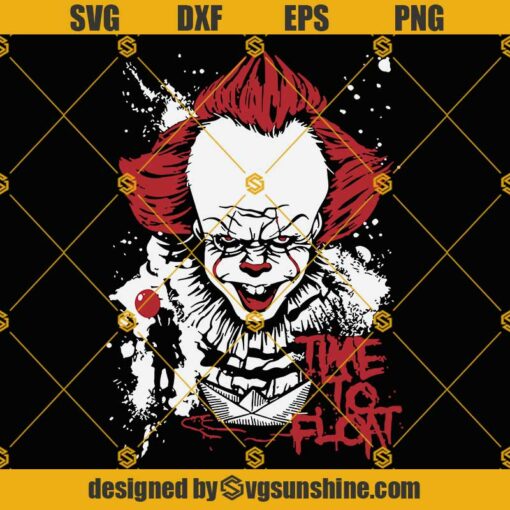 IT Pennywise SVG, Horror Movie Killer SVG, Horror Clown Movies SVG