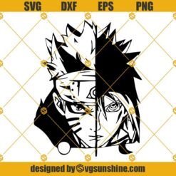 Naruto Sasuke SVG Naruto SVG, Naruto Anime SVG, Manga SVG
