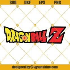 Dragon Ball Z Logo Svg, Dragon Ball Z Cut Files Clipart Cricut Silhouette