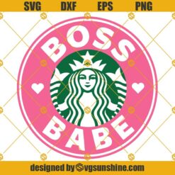 Starbucks Boss Babe Cup SVG, Boss Babe SVG Starbucks Cold Cup SVG