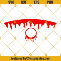 Dripping Blood SVG, For Starbucks Cup, Halloween Starbucks SVG