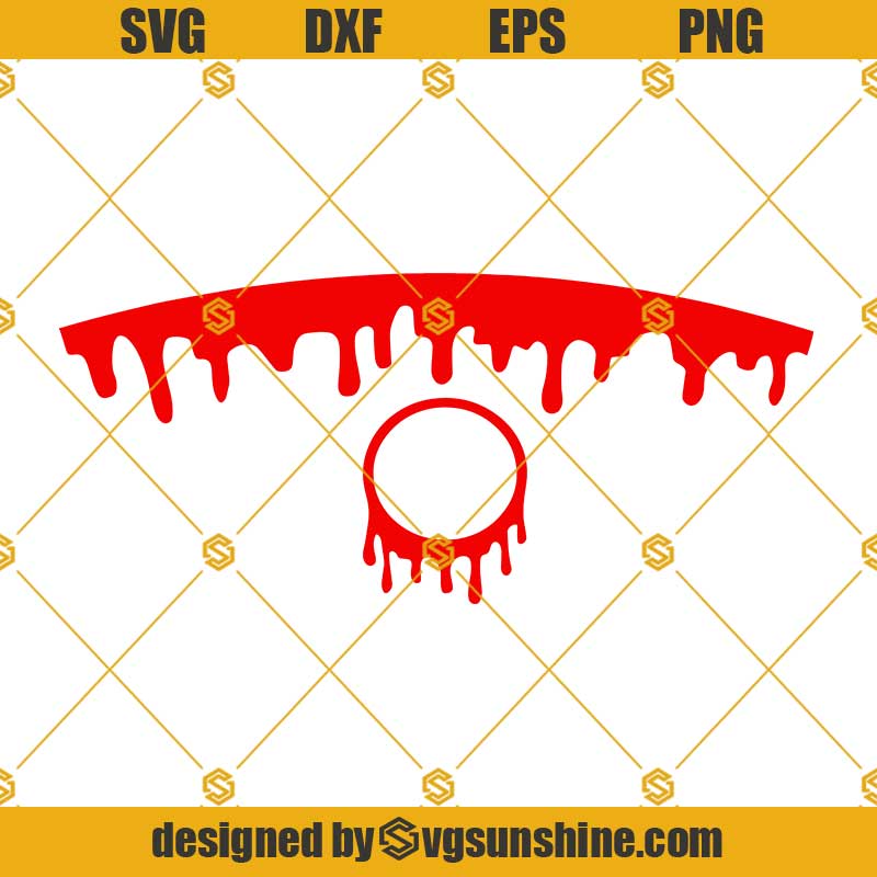 Halloween Blood Drip Starbucks Wrap SVG