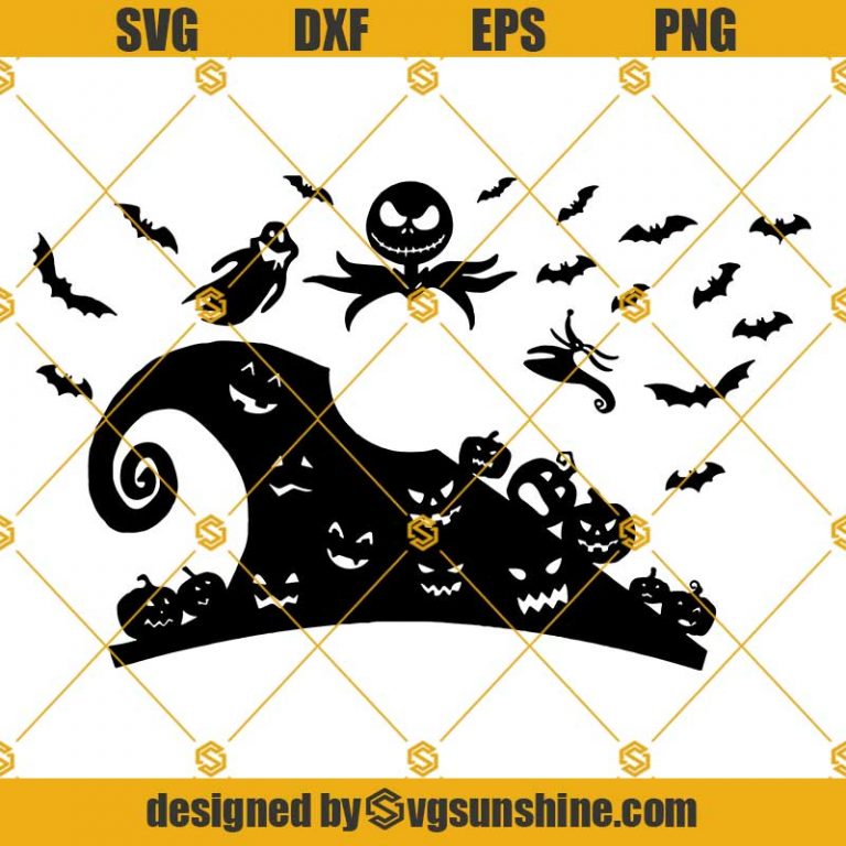 Jack Skellington SVG, For Starbucks Cup Wrap SVG