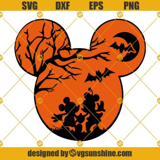 Disney Halloween SVG PNG DXF EPS Cut Files Vector Clipart Cricut Silhouette