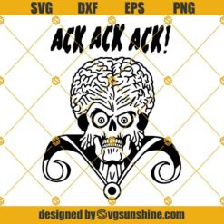 Mars Attacks SVG PNG DXF EPS Cut Files Vector Clipart Cricut Silhouette