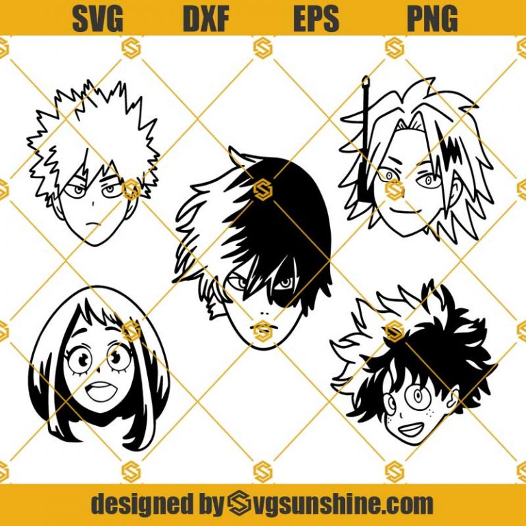 My Hero Academia Friends SVG PNG, Tsuyu Asui SVG, Ochako Uraraka SVG ...