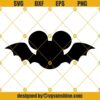Halloween Mickey Mouse Bat SVG