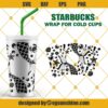 Full Wrap Mermaid Tail Starbucks Cold Cup SVG
