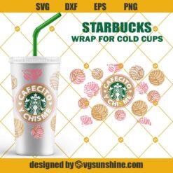 Full Wrap Leopard Print SVG for Starbucks Cup, Leopard Starbucks SVG Clipart Cricut Silhouette